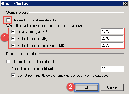 Exchange 2010: Increase Mailbox Size - Technet Articles - United States  (English) - Technet Wiki