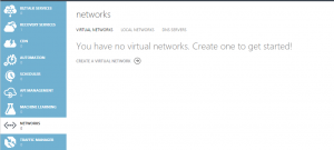 Create a network in azure