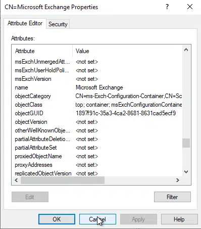 Exchange 2019 - re-create the exchange security groups in ad