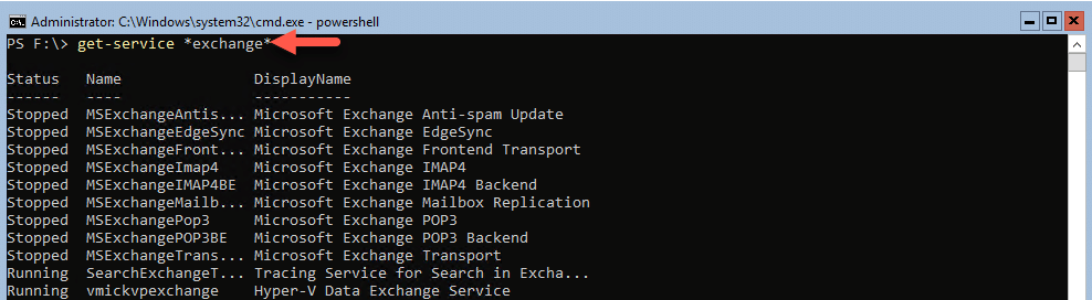 Exchange 2019:- uninstall fails with rpc errors